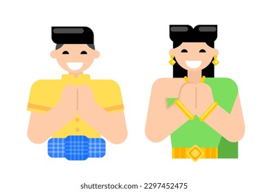 hello welcome cartoon graphic vector