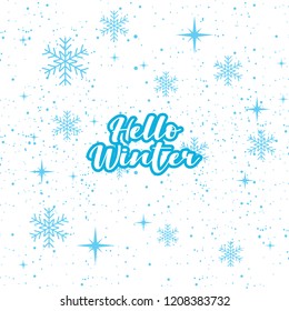 hello winter design background and merry christmas session.