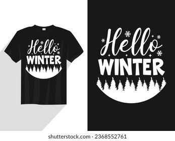 Hello Winter Family Gift T-shirt