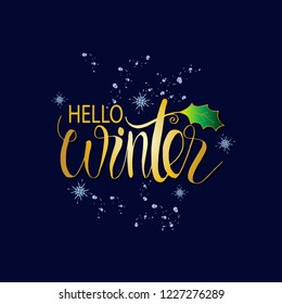 Grabado de invierno Adiós.
