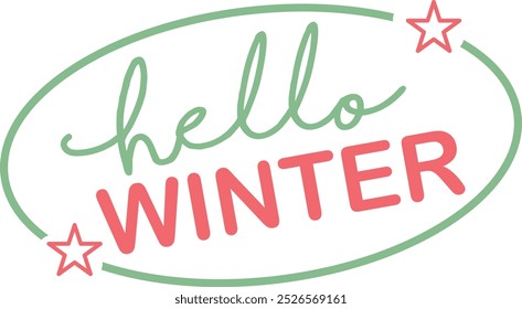 Hello inverno t shirt design