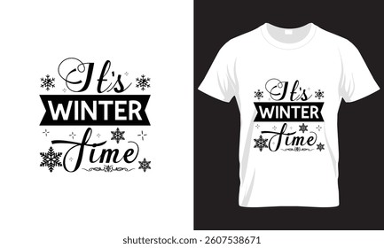 HELLO  WINTER, WINTER T-SHIRT DESIGN