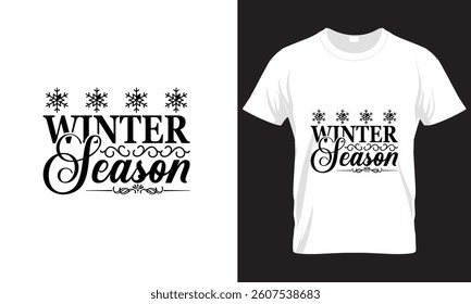 HELLO  WINTER, WINTER T-SHIRT DESIGN
