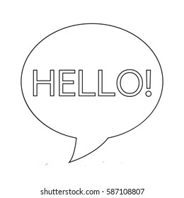 hello word icon