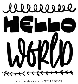 Hello world Happy camping shirt print template, Happy  camper, Campfire, Camping Life, Geometric Mountains, Summer camping