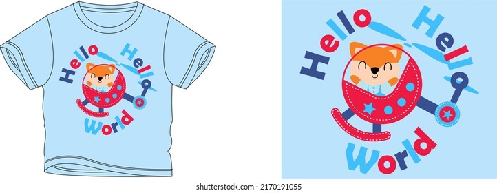 hello hello world t-shirt design background color is a sky and t-shirt color is a sky beautiful color and beautiful design