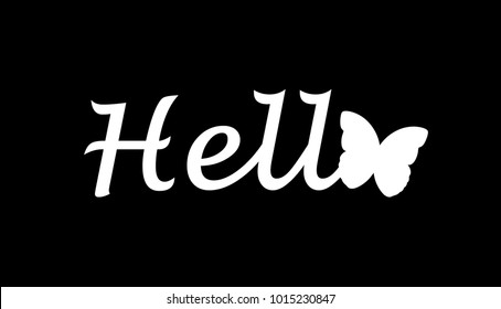Hello Writing, Black and White