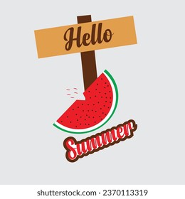 Hallo, seht ihr nach einer Wassermelonenkunst im Sommer? 