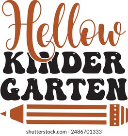 hellow kinder garten , school day