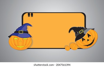 helloween background, blackboard banner design