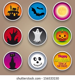 Helloween Badge Pins/halloween background