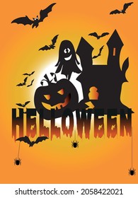 Helloween design vector t-shirt symbol