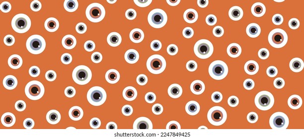 helloween eyeball pattern icon textture