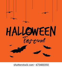 Helloween Festival Logo Vector Template