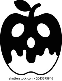 calabaza de ícono helloween y halloween