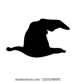 Helloween Witch Hat Silhouette icon