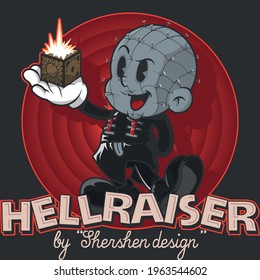 Hellraiser. Fully editable vector graphics