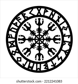 Keltische Runen-Symbol, Norse-Mythologie, einzeln, Vektorgrafik