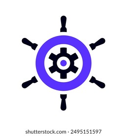 Helm flat icon, vector illustration