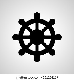 helm icon. isolated sign symbol