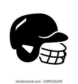helm icon in simple style on a white background vector illustration 