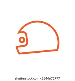 Projeto de ilustração vetorial de ícone do leme