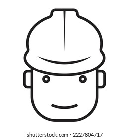 Helm industrial, safety helm, helm project, construction helm icon, logo, symbol vector illustration