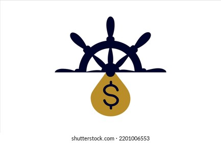 Helm Investment logo design. Logo for Helm investment. Investment logo vector image.