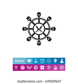 Helm of Pirate Ship Icon