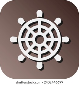Helm Vector Glyph Gradient Background Icon For Personal And Commercial Use.
