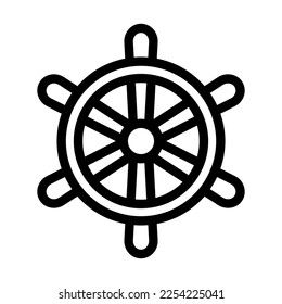 Helm Vector Line Icon Design