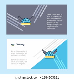 Helmet abstract corporate business banner template, horizontal advertising business banner.