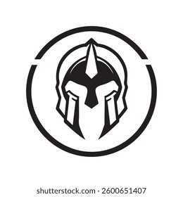 Helmet ancient legend encircled geometric