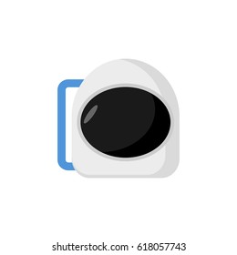 Helmet astronaut isolated. cosmonaut cap on white background