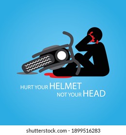 Broken Motorcycle Helmet Stock Illustrations Images Vectors Shutterstock