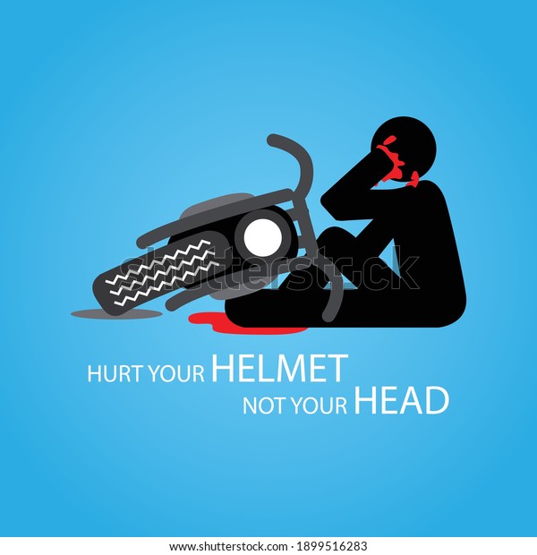 Helmet Awareness Helmet Safety Poster Vector 库存矢量图（免版税）1899516283