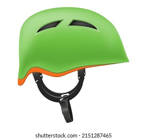 Helmet Climbing Equipment Vector Illustration Isolated On White Background