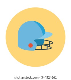 Helmet Colored Vector Icon
