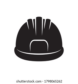 Helmet or construction hard hat. Vector illustration, isolated on white background