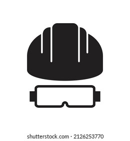 Helmet construction icon, Helmet construction template, Helmet construction vector
