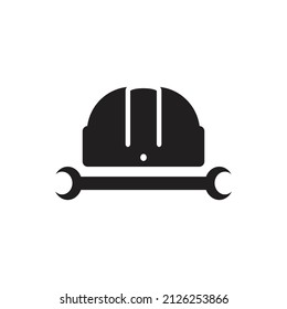 Helmet construction icon, Helmet construction template, Helmet construction vector