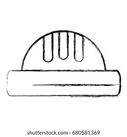 helmet construction isolated icon