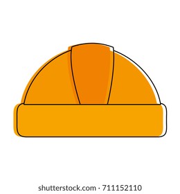 helmet construction isolated icon