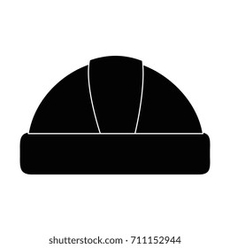 helmet construction isolated icon