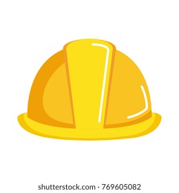 helmet construction isolated icon