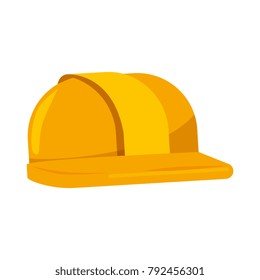 helmet construction isolated icon