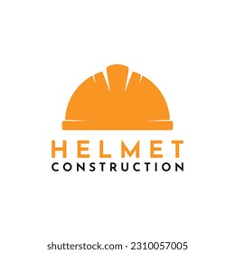 Plantilla de diseño de logotipo de construcción de cascos, diseño de vectores de iconos de cascos
