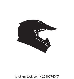 Helmet cross icon vector illustration template design