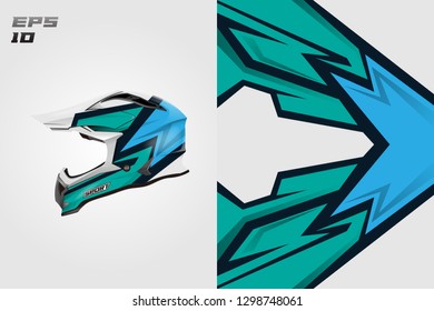 Helmet decal wrap designs vector . Livery helmet motorcycle . Sport helmet , livery, designs helmet.