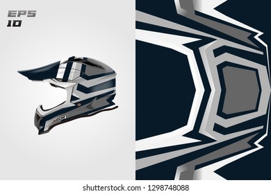 Helmet decal wrap designs vector . Livery helmet motorcycle . Sport helmet , livery, designs helmet.